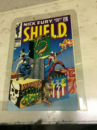 Nick Fury,  Agent Of Shield 1 June 1968 Fine,