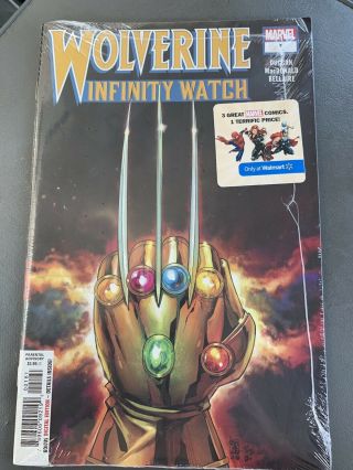 Wolverine Infinity Watch 1 Walmart Exclusive 3 - Pack Comics Variant Camuncoli
