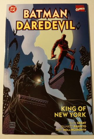 Batman Daredevil: King Of York Graphic Novel 2000 Dc Marvel Crossover