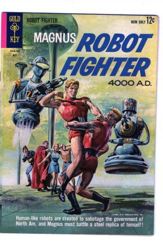 Magnus Robot Fighter 2 - 1963 Russ Manning The Aliens Gold Key - Higher Grade Nr