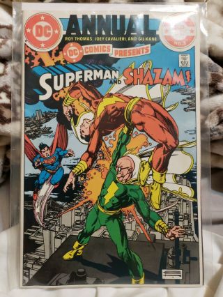 Dc Comics Presents Annual 3 1984 Nm Superman And Shazam Copper Age