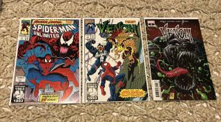 Venom 9 Venom Lethal Protector 4 And Spider - Man Unlimited 1 1st Dylan Scream