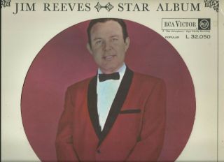 Jim Reeves South Africa Lp Star Album With Fold Out Poster