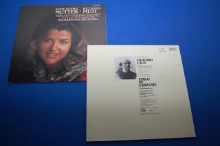Mutter Brahms,  Bach,  Lalo,  Mozart - 6 EMI 80s Digital LPs,  4 LPs,  1x 2LP Box NM 3