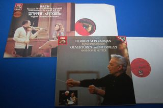 Mutter Brahms,  Bach,  Lalo,  Mozart - 6 EMI 80s Digital LPs,  4 LPs,  1x 2LP Box NM 5