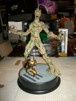Dragon Action Hero Vignette Guardians of the Galaxy GROOT & ROCKET 1:9 Scale 4