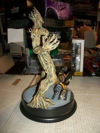 Dragon Action Hero Vignette Guardians of the Galaxy GROOT & ROCKET 1:9 Scale 7