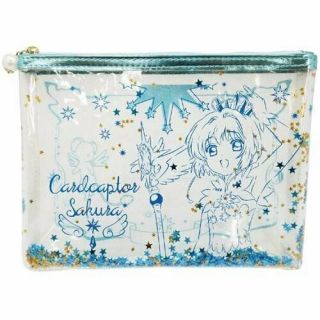 Ensky Cardcaptor Sakura Clear Card Hen Clear Pouch (2) Light Blue 16446 :660