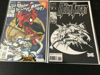 Marc Spector Moon Knight 56,  60.  Nm Near.  Great Spider - Man Cover
