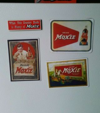 Moxie Refrig Magnets (4)