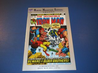 Iron Man 55 1st Thanos 1st Drax Marvel Milestone Edition Reprint Vf