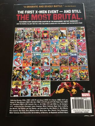 X - Men Mutant Massacre Omnibus Marvel Comics HC Hard Cover 3
