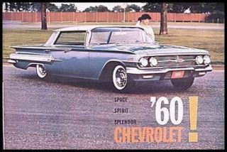 1960 Chevrolet Brochure Impala Bel Air Biscayne