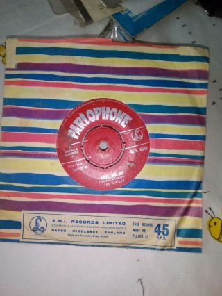 The Beatles Love Me Do Red Label 1962 Press