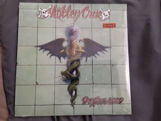 Motley Crue Dr Feelgood Lp Record Ltd Edition Green Colored Vinyl