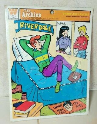 The Archies Comics 1972 Frame - Tray Puzzle