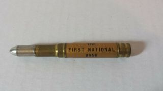 Vintage First National Bank Of Keyser,  Wv Bullet Pencil Advertising