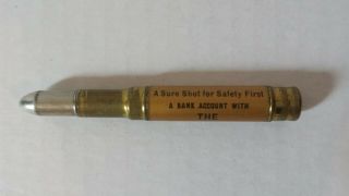 Vintage First National Bank of Keyser,  WV Bullet Pencil Advertising 3