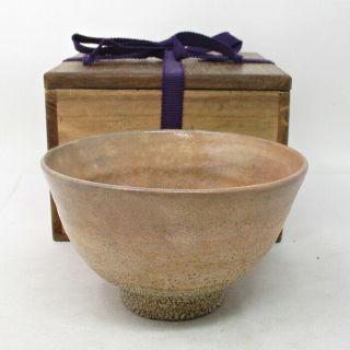 A013: Korean Pottery Tea Bowl Ido - Chawan With Very Good Glaze And Atmosphere