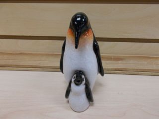 G54329 Penguin Dad And Baby Figurine Statue Gsc Sea Life