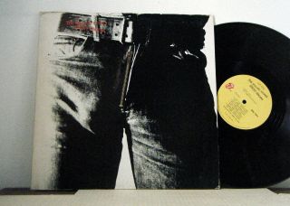 The Rolling Stones Lp Sticky Fingers 1971 Rolling Stones Records Metal Zipper