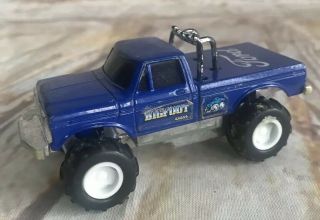 Big Foot 4x4x4 Die Cast Truck Vintage 1989 Ford Blue Monster Truck 3.  5”