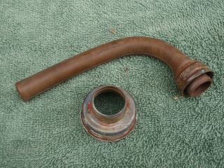 Vintage Eagle Metal Double Gas Can Lid Cap 1” & 1 1/2 " With Rubber Spout