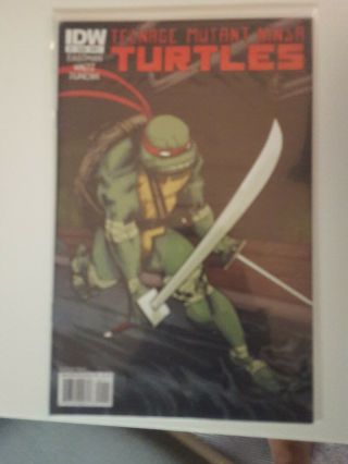 Teenage Mutant Ninja Turtles 1 C Vf/nm Duncan Variant Idw 2011 Leonardo Cover