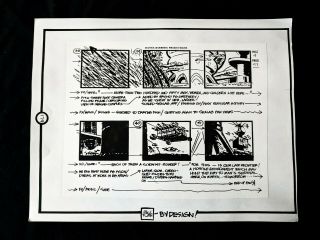 Alex Toth By Design Sealab 2020 1973 Hand Crafted Storyboard Pg 179
