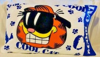 Garfield Vintage " Cool Cat " Twin Set Sheets