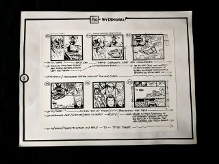 Alex Toth By Design Sealab 2020 1973 Hand Crafted Storyboard Pg 180