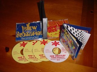 Beatles Yellow Submarine Reconstructed 3 Cd/1 Dvd 12 Pg Booklet
