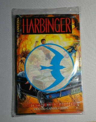 Harbinger: Children Of The Eighth Day Tpb Blue Logo Variant - Valiant