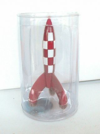Tintin Awesome Pvc Rocket 6.  7 Inches From France Moulinsart Mib Must Have L@@k