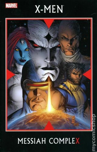 X - Men Messiah Complex Tpb (marvel) 1 - Rep 2010 Vf Stock Image