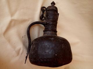 Antique Persian Ottoman Afghan Islamic African Chinese Copper Bronze Teapot Jug 2