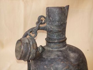 Antique Persian Ottoman Afghan Islamic African Chinese Copper Bronze Teapot Jug 3