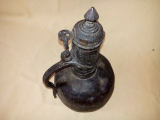 Antique Persian Ottoman Afghan Islamic African Chinese Copper Bronze Teapot Jug 5
