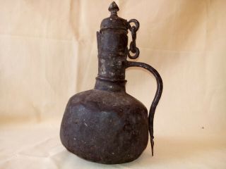 Antique Persian Ottoman Afghan Islamic African Chinese Copper Bronze Teapot Jug 6
