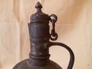 Antique Persian Ottoman Afghan Islamic African Chinese Copper Bronze Teapot Jug 7