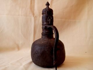Antique Persian Ottoman Afghan Islamic African Chinese Copper Bronze Teapot Jug 8