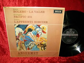 1964 Uk Nm Sxl 6065 Ed1 Wbg Stereo Ravel Bolero,  La Valse,  Honegger Pacific 231,