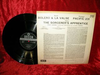 1964 UK NM SXL 6065 ED1 WBG STEREO RAVEL BOLERO,  LA VALSE,  HONEGGER PACIFIC 231, 2