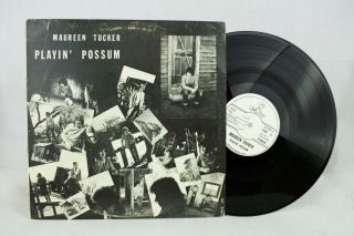 Maureen Tucker Rare Playin’ Possum Signed,  Velvet Underground Lou Reed Vg,  /vg,