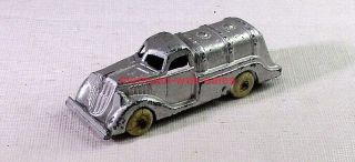 Hubley Usa Studebaker Oil Delivery Truck 3 1/2 " Silver Die Cast