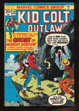 Kid Colt Outlaw 176 In Very Fine, .  Marvel Comics [ 80]