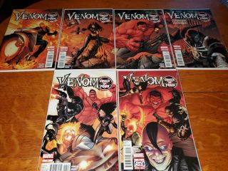 Venom 13,  13.  1 - 13.  4,  14 (2012,  Marvel) " Circle Of Four " Complete Set X - 23 Hulk