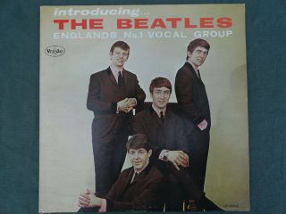 1964 Vee - Jay Vjlp 1062 Introducing The Beatles Microgroove Vinyl Lp