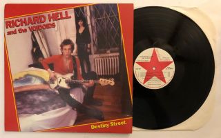 Richard Hell And The Voidoids - Destiny Street - 1982 Us 1st Press Red 801 (nm -)