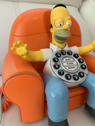 Rare Collectible: Homer Simpson Animated Talking Phone (The Simpsons) 3
